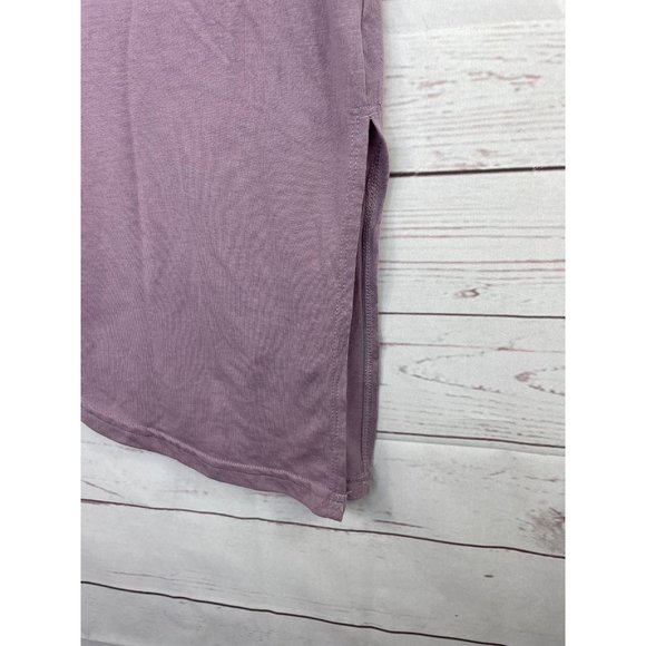 Gymshark Essential Tee Side Tie Purple XS - Picture 5 of 7